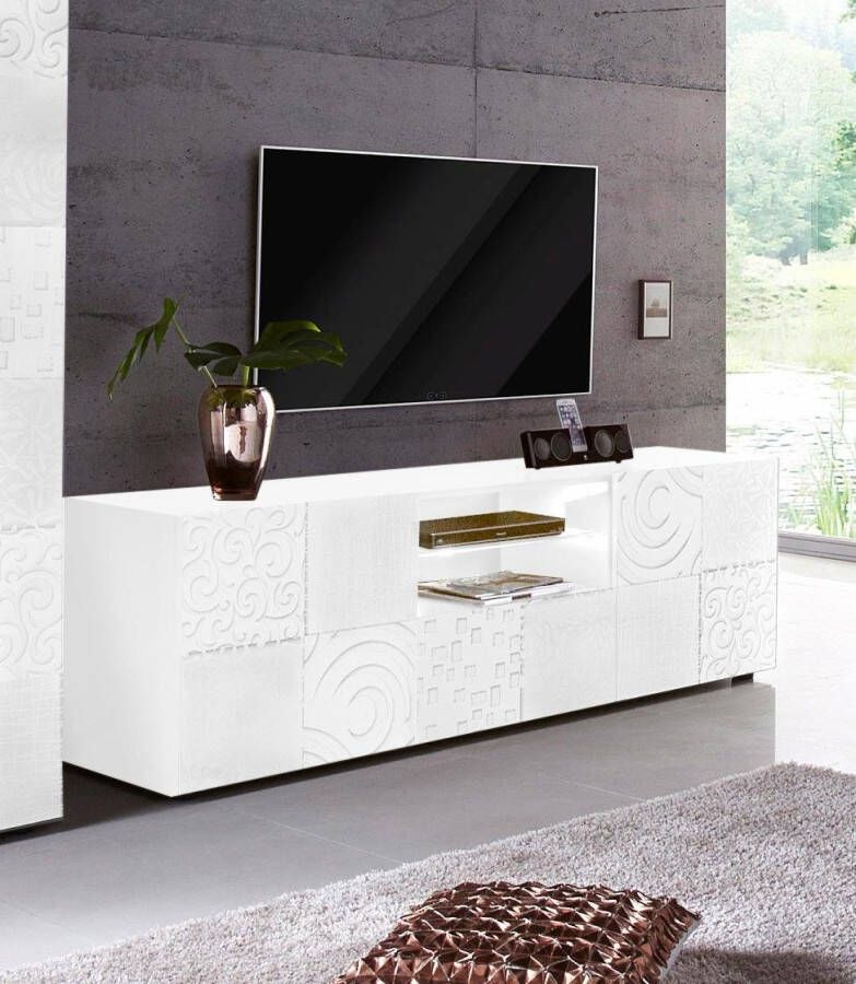 INOSIGN Tv-meubel Miro Breedte 181 cm met decoratieve zeefdruk