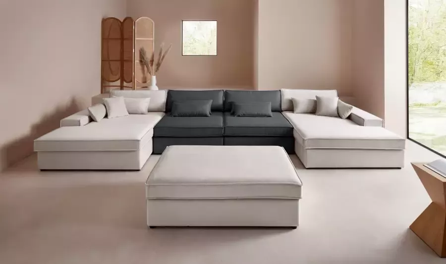 LeGer Home by Lena Gercke Bank-middenelement Joreen Deel van een modulaire bank stevig zitcomfort