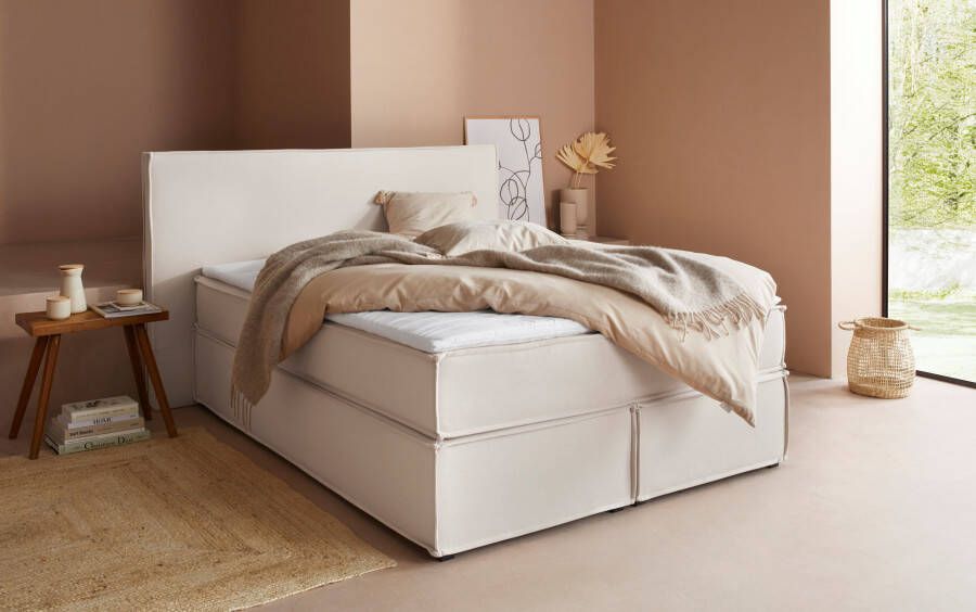 LeGer Home by Lena Gercke Boxspring Yuma incl. topmatras in 4 breedten 3 matrassoorten en elk 2 hardheden - Foto 8