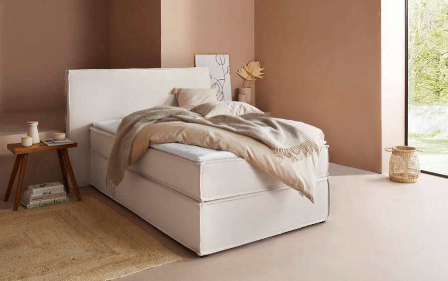 LeGer Home by Lena Gercke Boxspring Yuma incl. topmatras in 4 breedten 3 matrassoorten en elk 2 hardheden - Foto 8