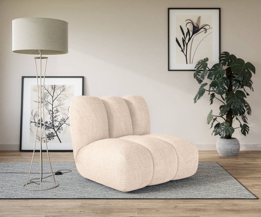 LeGer Home by Lena Gercke Fauteuil Elowen moderne quilt ook in bouclé perfect individueel meubelstuk gezellig en modern b d h: 90 106 84 cm - Foto 7