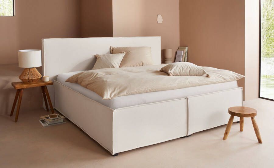 LeGer Home by Lena Gercke Gestoffeerd bed Isaline naar keuze zonder matras of met 3 matrassoorten hoofdbordhoogte 107 cm - Foto 9
