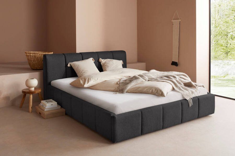 LeGer Home by Lena Gercke Gestoffeerd bed Maileen in 5 breedten en 3 kleuren incl. rolbodem - Foto 1