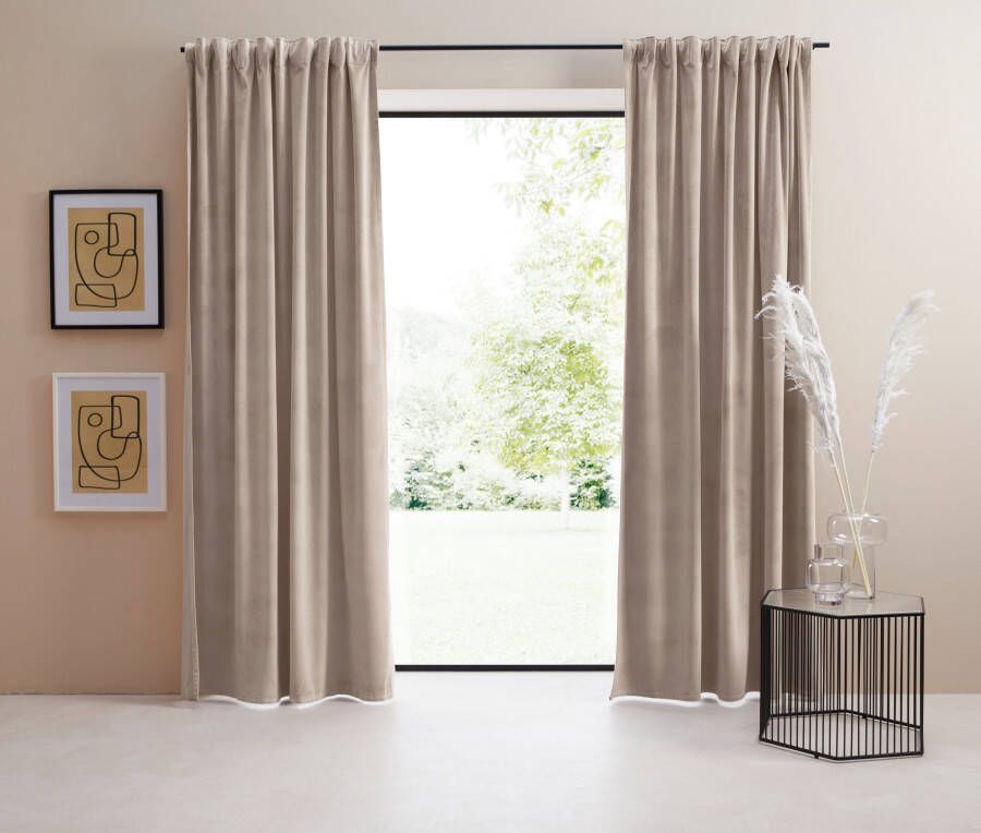 LeGer Home by Lena Gercke Gordijn Fluweel Ladina ondoorzichtig geweven verschillende maten bestseller (1 stuk) - Foto 10
