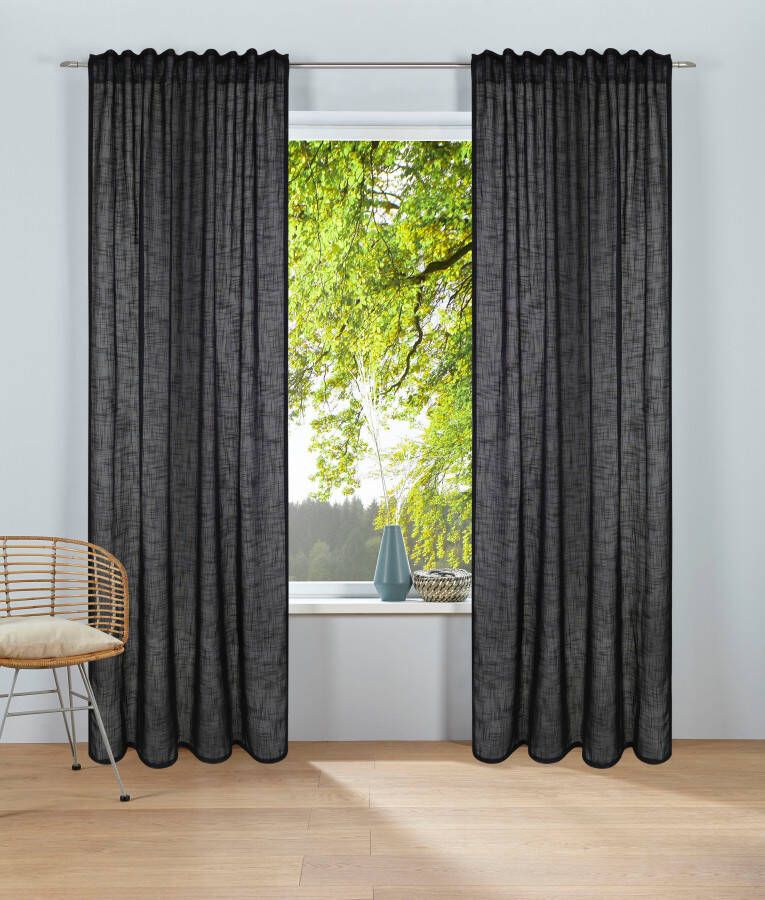 LeGer Home by Lena Gercke Gordijn Marusha 1 gordijn linnen-look geweven verschillende maten(1 stuk) - Foto 8