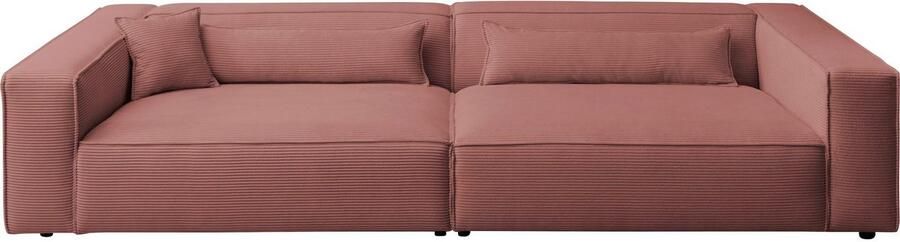 LeGer Home by Lena Gercke 3-zitsbank PIARA XXL sofa met biesnaad Big-sofa in cord of linnenlook - Foto 8