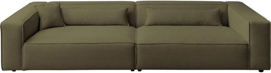 LeGer Home by Lena Gercke 3-zitsbank PIARA XXL sofa met biesnaad Big-sofa in cord of linnenlook - Foto 8