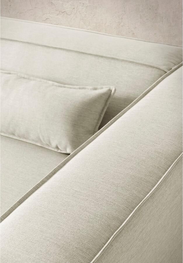 LeGer Home by Lena Gercke 3-zitsbank PIARA XXL sofa met biesnaad Big-sofa in cord of linnenlook