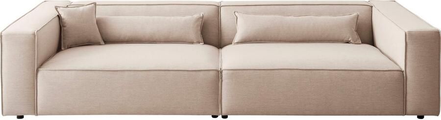 LeGer Home by Lena Gercke 3-zitsbank PIARA XXL sofa met biesnaad Big-sofa in cord of linnenlook - Foto 8