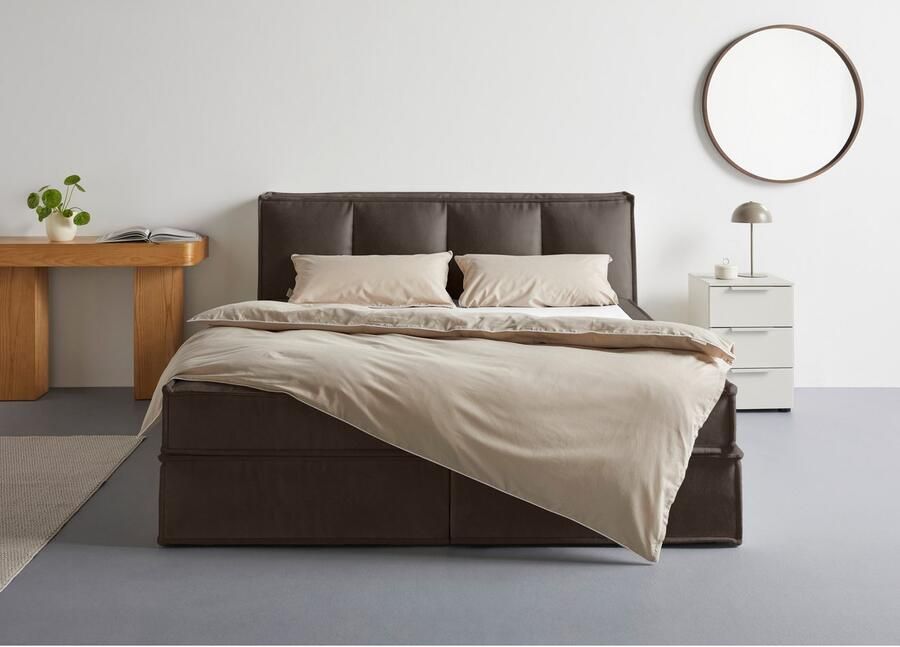 LeGer Home by Lena Gercke Boxspring Addyson Boxspringbed incl. Topper 2 Matrassen - Foto 3