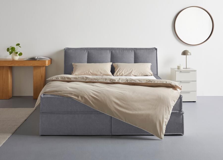LeGer Home by Lena Gercke Boxspring Addyson Boxspringbed incl. Topper 2 Matrassen - Foto 3
