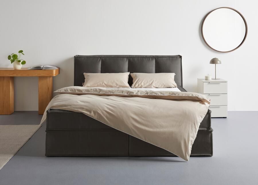 LeGer Home by Lena Gercke Boxspring Addyson Boxspringbed incl. Topper 2 Matrassen - Foto 3