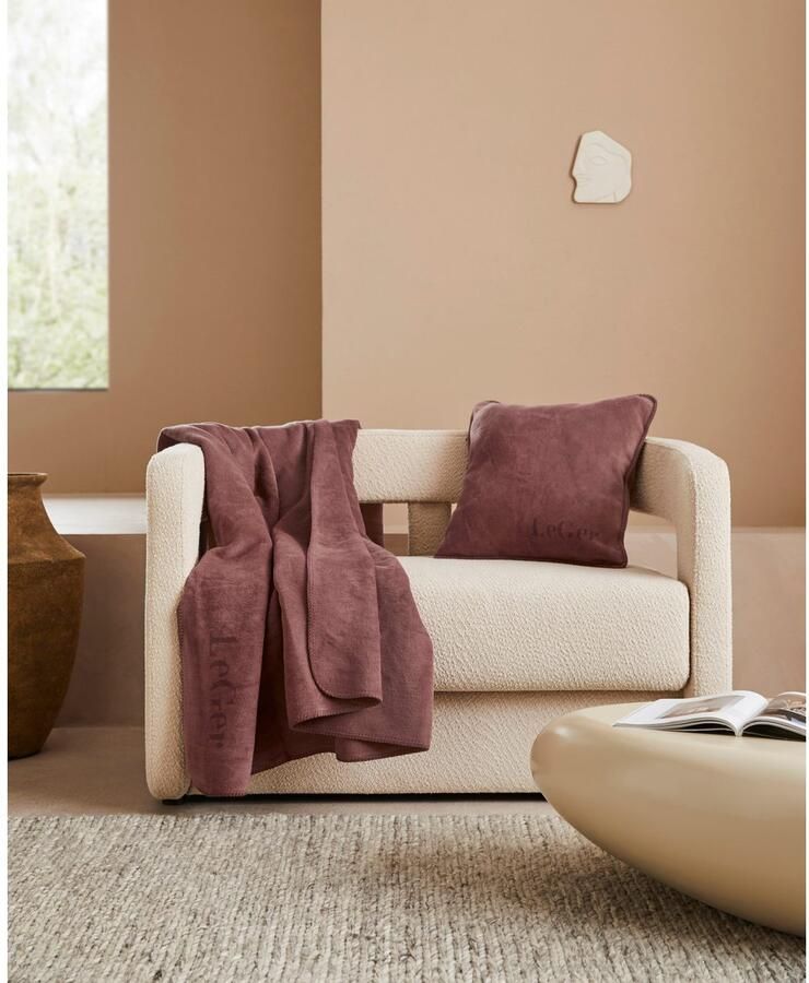 LeGer Home by Lena Gercke Deken Anisa met modern opschrift knuffeldeken - Foto 2