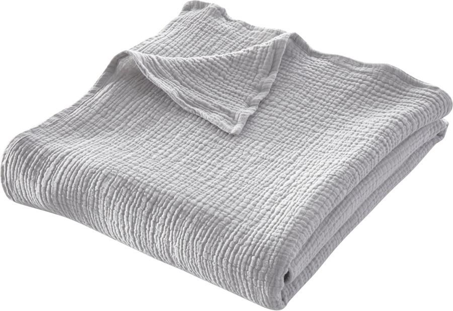 LeGer Home by Lena Gercke Deken Hevin Deken in katoen-crinkle-effect mousseline knuffeldeken - Foto 5