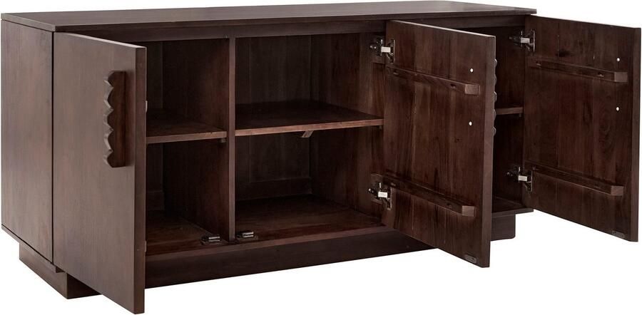 LeGer Home by Lena Gercke Dressoir EMINA Massief acaciahout 146 cm commode met soft-close en designgrepen - Foto 4