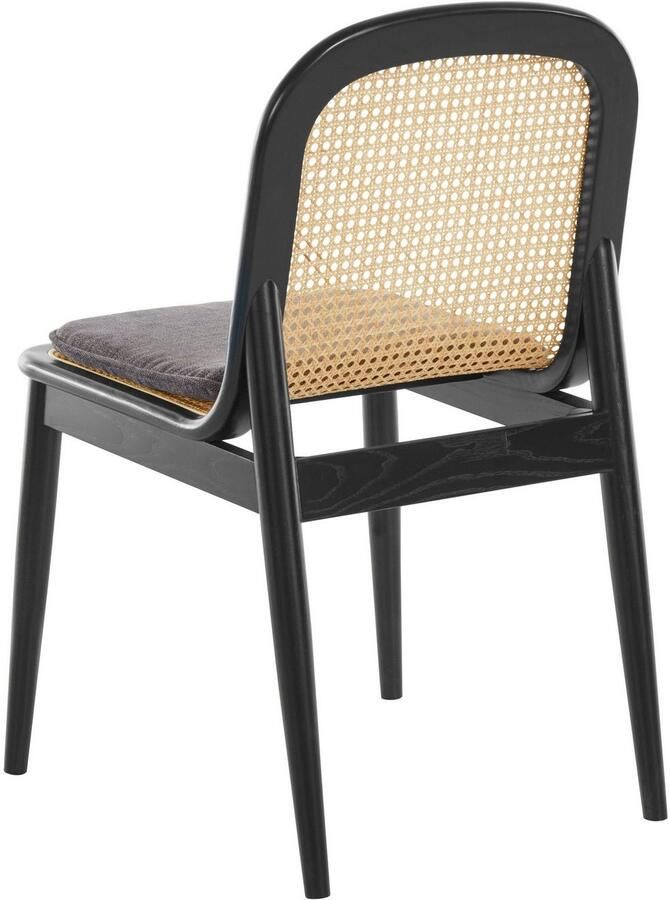 LeGer Home by Lena Gercke Eetkamerstoel Lina 2-delige set massief houten Polstertstoel met frame en poten van massief essenhout (set 2 stuks) - Foto 3