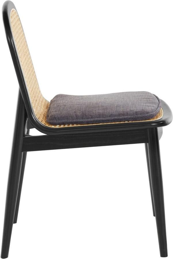 LeGer Home by Lena Gercke Eetkamerstoel Lina 2-delige set massief houten Polstertstoel met frame en poten van massief essenhout (set 2 stuks) - Foto 5