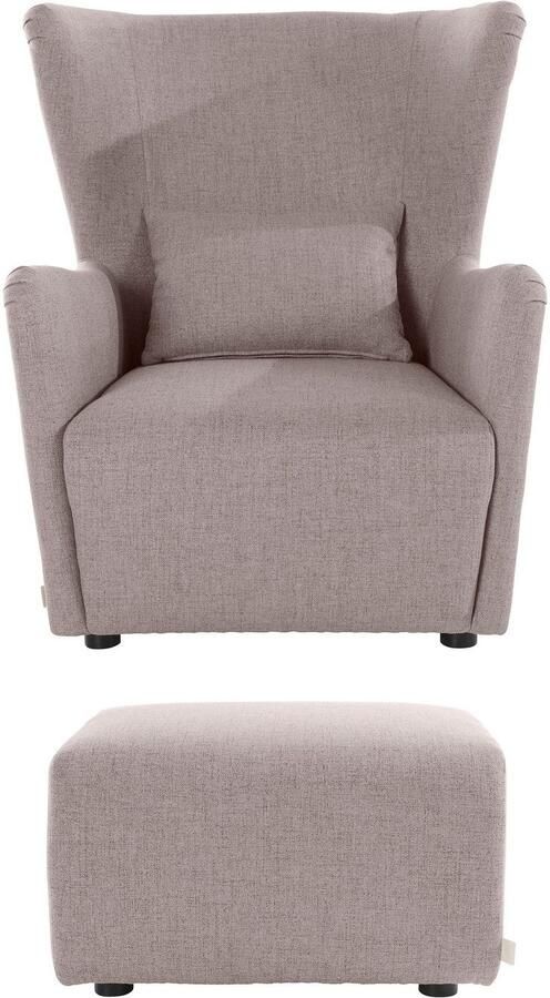 LeGer Home by Lena Gercke Oorfauteuil Levke Stoel naar keuze met of zonder hocker - Foto 8