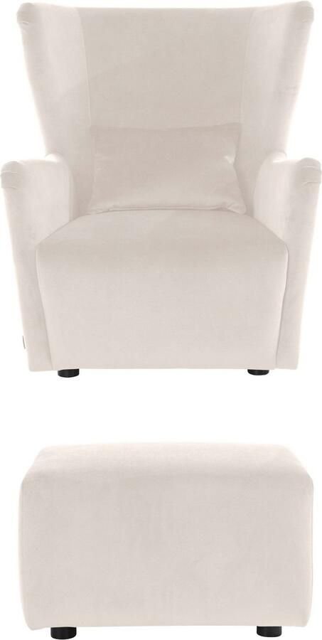 LeGer Home by Lena Gercke Oorfauteuil Levke Stoel naar keuze met of zonder hocker - Foto 8