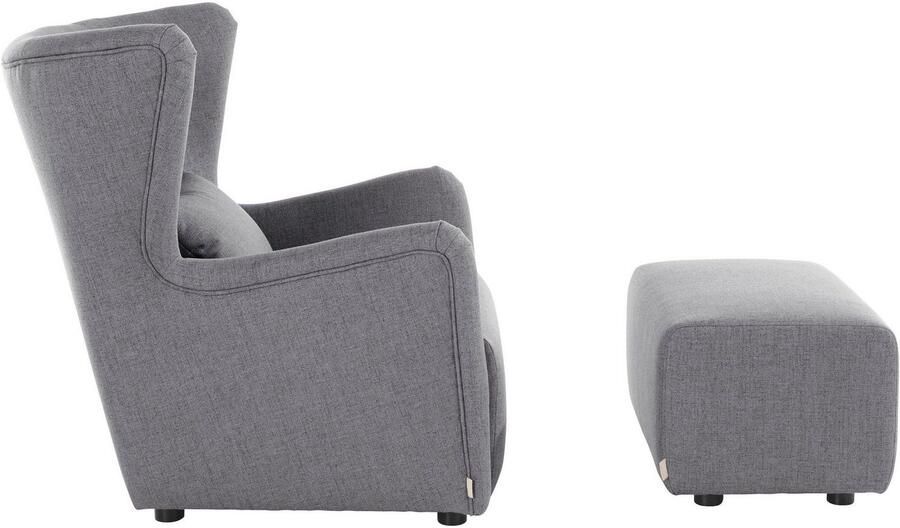 LeGer Home by Lena Gercke Oorfauteuil Levke Stoel naar keuze met of zonder hocker - Foto 7