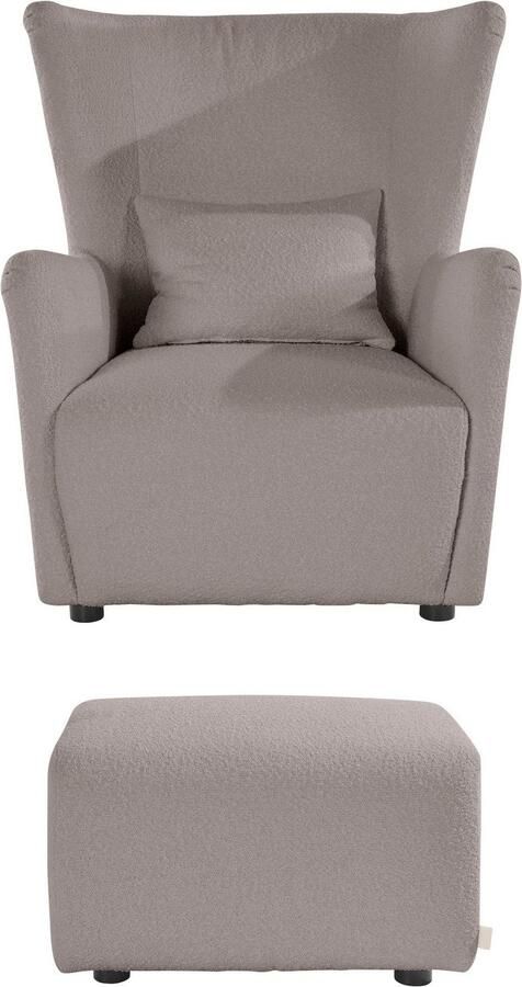 LeGer Home by Lena Gercke Oorfauteuil Levke Stoel naar keuze met of zonder hocker - Foto 8