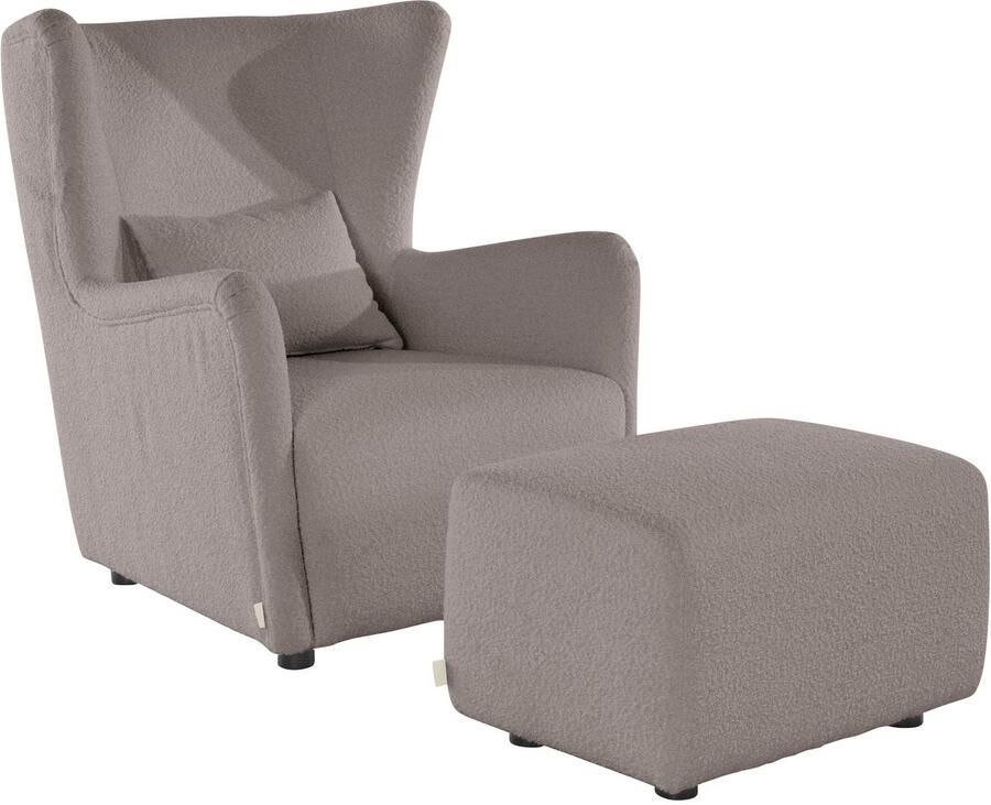 LeGer Home by Lena Gercke Oorfauteuil Levke Stoel naar keuze met of zonder hocker - Foto 3