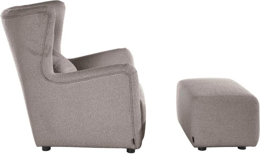LeGer Home by Lena Gercke Oorfauteuil Levke Stoel naar keuze met of zonder hocker - Foto 7