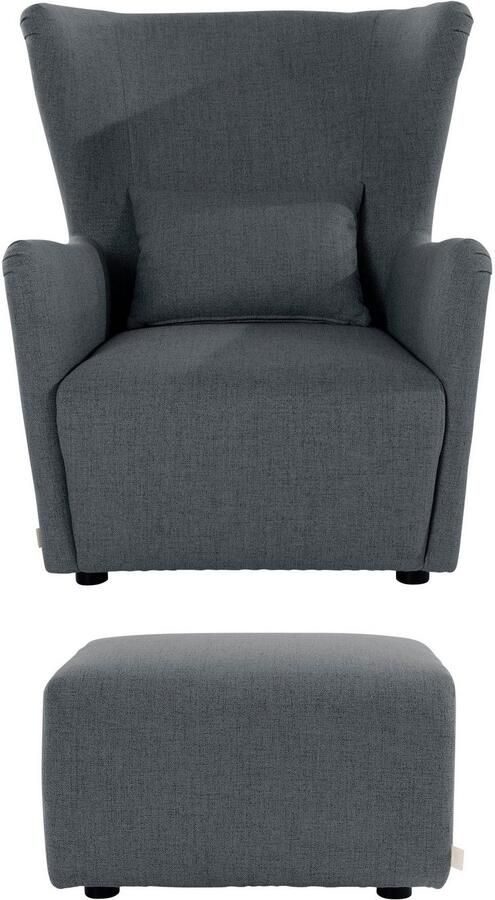 LeGer Home by Lena Gercke Oorfauteuil Levke Stoel naar keuze met of zonder hocker - Foto 8