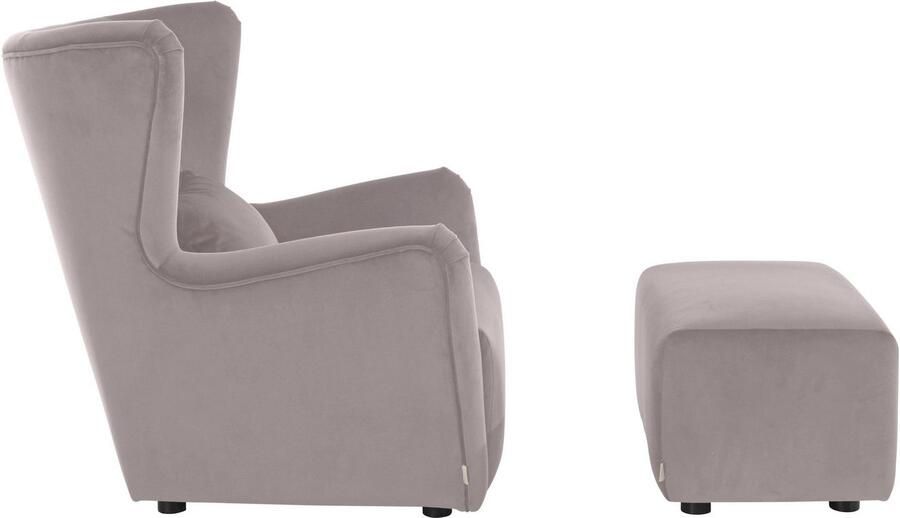 LeGer Home by Lena Gercke Oorfauteuil Levke Stoel naar keuze met of zonder hocker - Foto 8