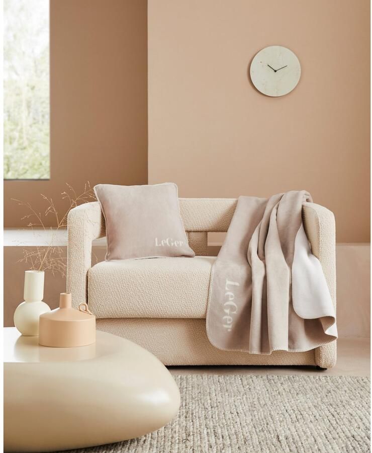 LeGer Home by Lena Gercke Sierkussen Anisa met modern opschrift kussenovertrek zonder vulling per stuk 50x50 cm (1 stuk) - Foto 3