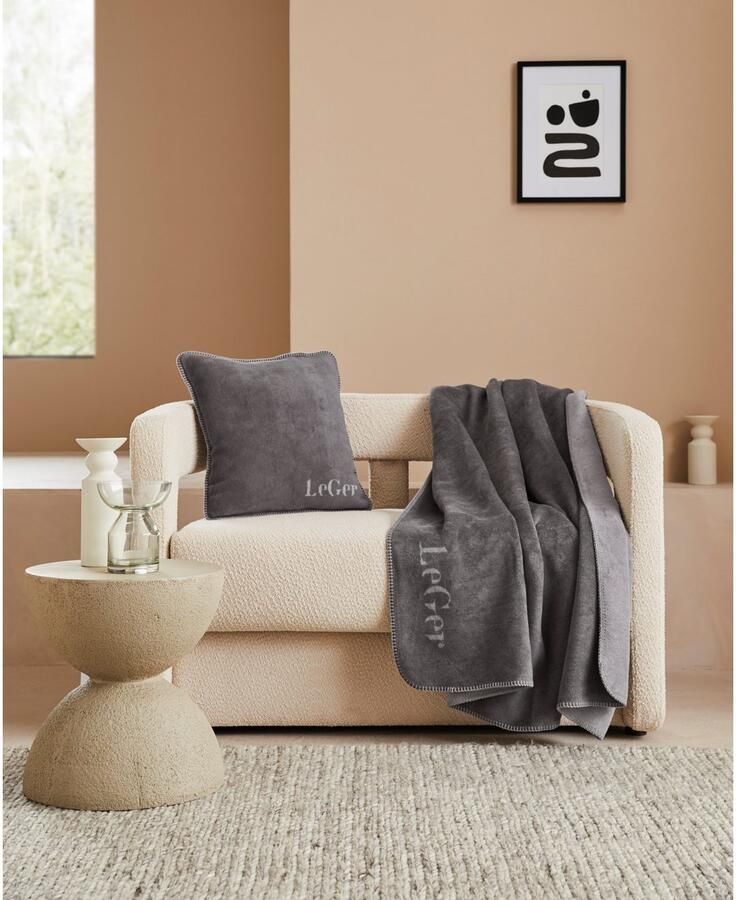LeGer Home by Lena Gercke Sierkussen Anisa met modern opschrift kussenovertrek zonder vulling per stuk 50x50 cm (1 stuk) - Foto 3