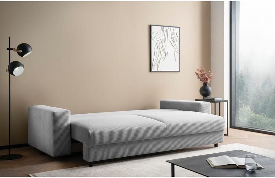 LeGer Home by Lena Gercke Slaapbank Imoga kussen met slaapfunctie 3-zits bank met bedlade in moderne kleuren en stoffen bedfunctie ligoppervlak: 200x150 cm - Foto 7