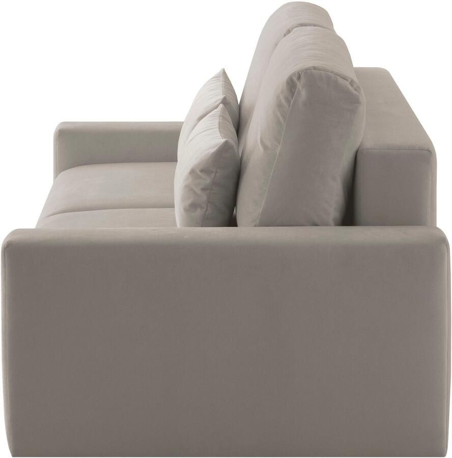 LeGer Home by Lena Gercke Slaapbank Imoga kussen met slaapfunctie 3-zits bank met bedlade in moderne kleuren en stoffen bedfunctie ligoppervlak: 200x150 cm