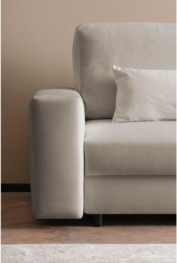 LeGer Home by Lena Gercke Slaapbank Imoga kussen met slaapfunctie 3-zits bank met bedlade in moderne kleuren en stoffen bedfunctie ligoppervlak: 200x150 cm - Foto 3