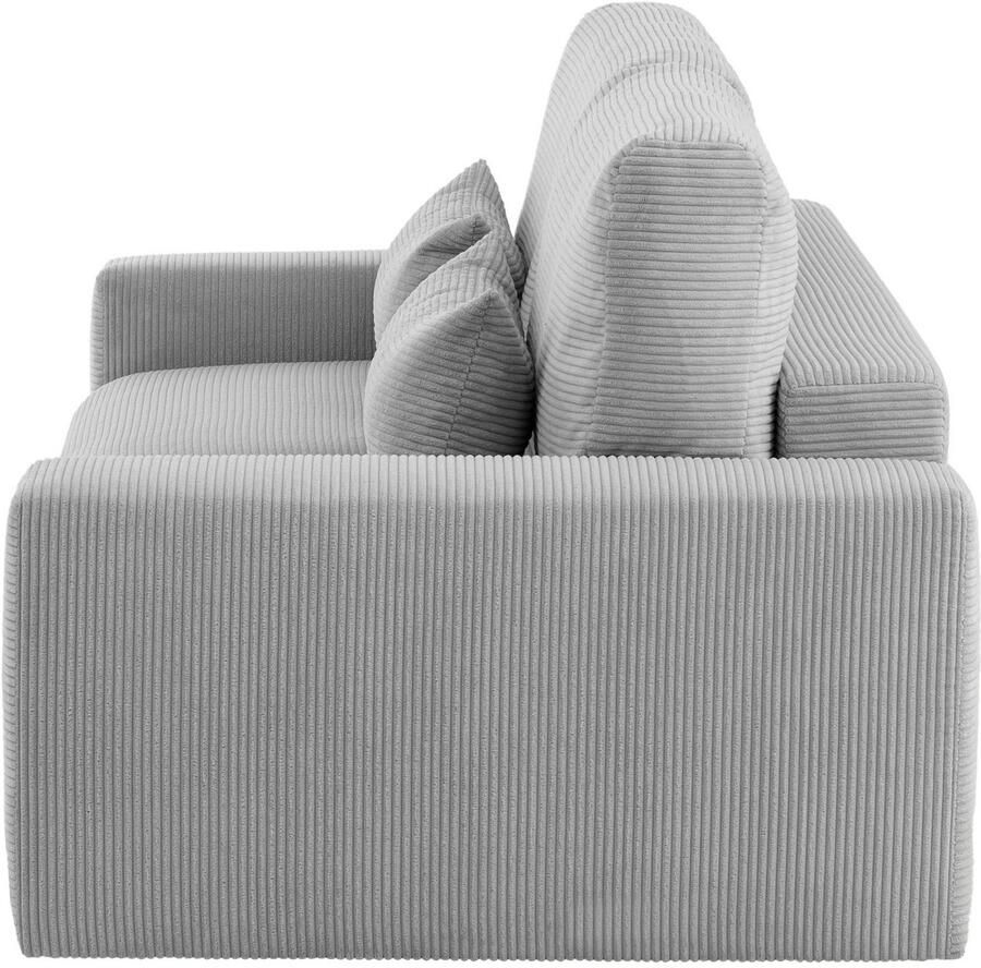 LeGer Home by Lena Gercke Slaapbank Imoga kussen met slaapfunctie 3-zits bank met bedlade in moderne kleuren en stoffen bedfunctie ligoppervlak: 200x150 cm