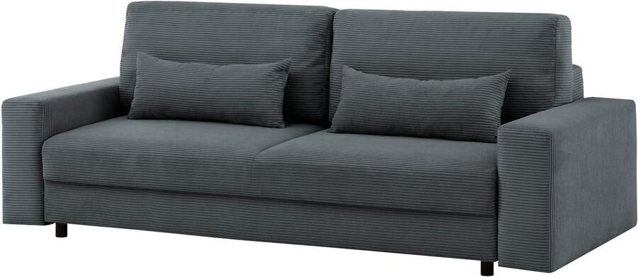 LeGer Home by Lena Gercke Slaapbank Imoga kussen met slaapfunctie 3-zits bank met bedlade in moderne kleuren en stoffen bedfunctie ligoppervlak: 200x150 cm - Foto 12