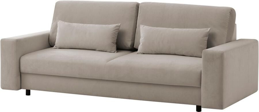 LeGer Home by Lena Gercke Slaapbank Imoga kussen met slaapfunctie 3-zits bank met bedlade in moderne kleuren en stoffen bedfunctie ligoppervlak: 200x150 cm - Foto 10