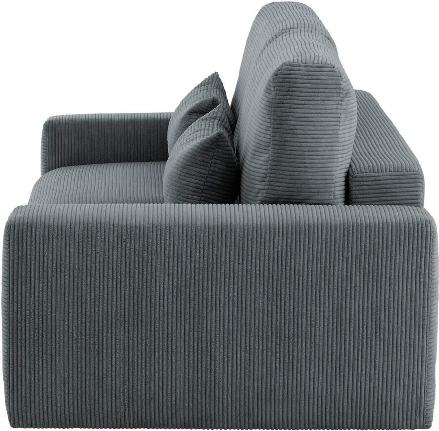 LeGer Home by Lena Gercke Slaapbank Imoga kussen met slaapfunctie 3-zits bank met bedlade in moderne kleuren en stoffen bedfunctie ligoppervlak: 200x150 cm