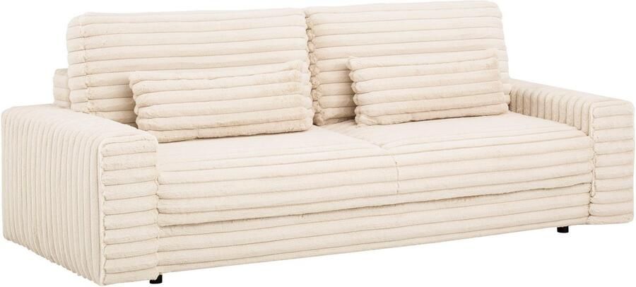 LeGer Home by Lena Gercke Slaapbank Imoga kussen met slaapfunctie 3-zits bank met bedlade in moderne kleuren en stoffen bedfunctie ligoppervlak: 200x150 cm - Foto 16