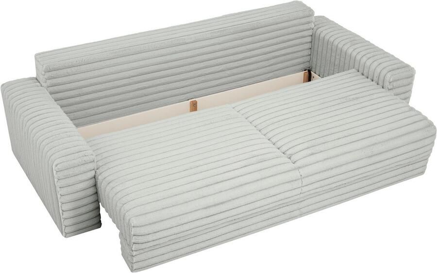 LeGer Home by Lena Gercke Slaapbank Imoga kussen met slaapfunctie 3-zits bank met bedlade in moderne kleuren en stoffen bedfunctie ligoppervlak: 200x150 cm - Foto 11