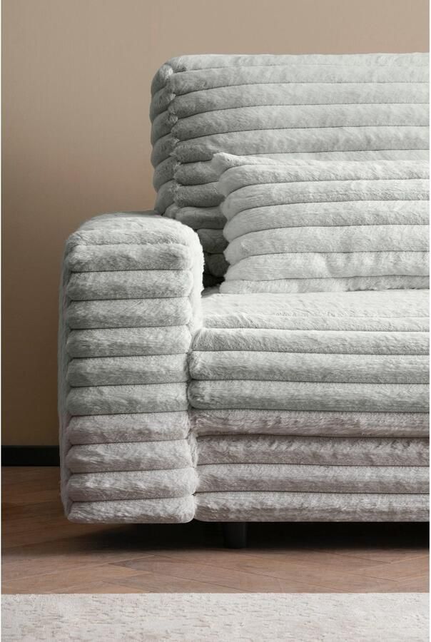 LeGer Home by Lena Gercke Slaapbank Imoga kussen met slaapfunctie 3-zits bank met bedlade in moderne kleuren en stoffen bedfunctie ligoppervlak: 200x150 cm - Foto 5