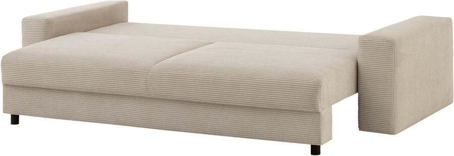 LeGer Home by Lena Gercke Slaapbank Imoga kussen met slaapfunctie 3-zits bank met bedlade in moderne kleuren en stoffen bedfunctie ligoppervlak: 200x150 cm - Foto 15