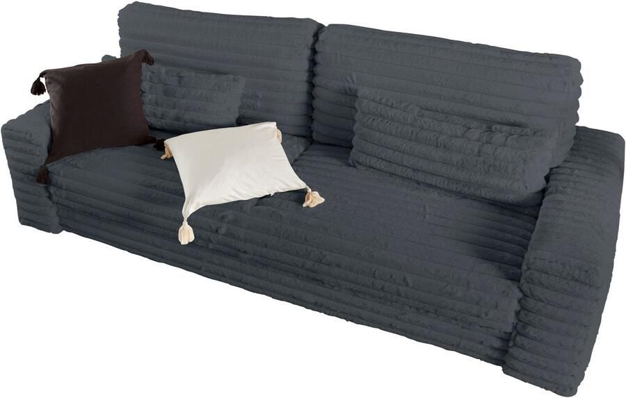 LeGer Home by Lena Gercke Slaapbank Imoga kussen met slaapfunctie 3-zits bank met bedlade in moderne kleuren en stoffen bedfunctie ligoppervlak: 200x150 cm - Foto 10