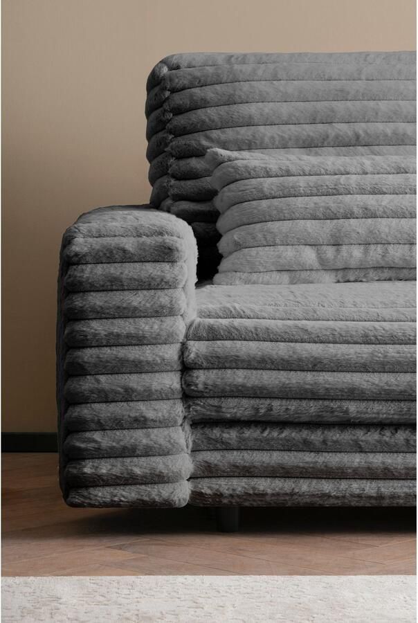 LeGer Home by Lena Gercke Slaapbank Imoga kussen met slaapfunctie 3-zits bank met bedlade in moderne kleuren en stoffen bedfunctie ligoppervlak: 200x150 cm - Foto 5