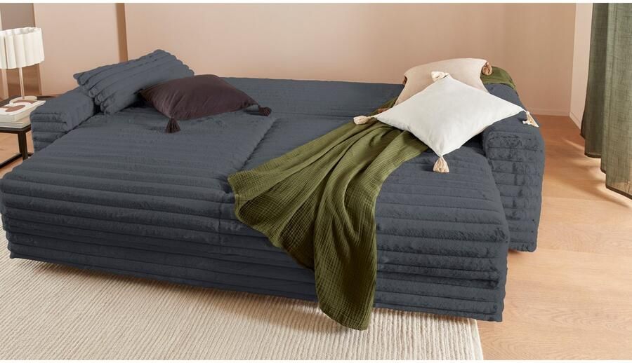LeGer Home by Lena Gercke Slaapbank Imoga kussen met slaapfunctie 3-zits bank met bedlade in moderne kleuren en stoffen bedfunctie ligoppervlak: 200x150 cm - Foto 14