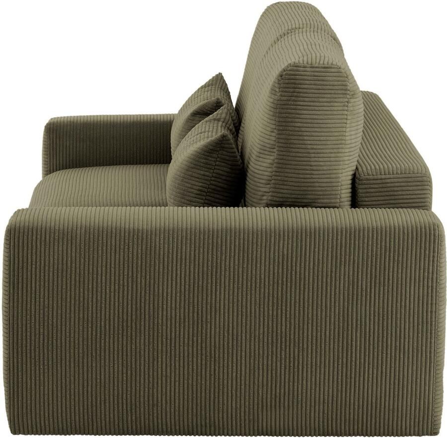 LeGer Home by Lena Gercke Slaapbank Imoga kussen met slaapfunctie 3-zits bank met bedlade in moderne kleuren en stoffen bedfunctie ligoppervlak: 200x150 cm