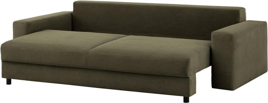 LeGer Home by Lena Gercke Slaapbank Imoga kussen met slaapfunctie 3-zits bank met bedlade in moderne kleuren en stoffen bedfunctie ligoppervlak: 200x150 cm - Foto 13