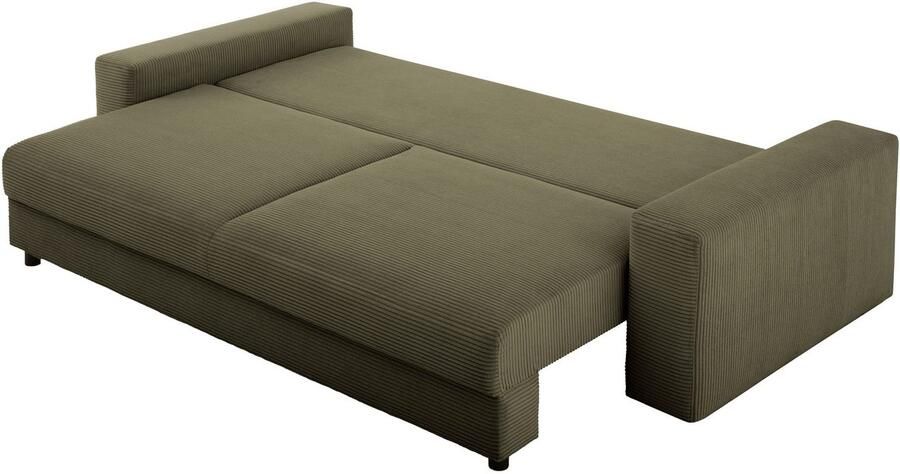 LeGer Home by Lena Gercke Slaapbank Imoga kussen met slaapfunctie 3-zits bank met bedlade in moderne kleuren en stoffen bedfunctie ligoppervlak: 200x150 cm - Foto 11