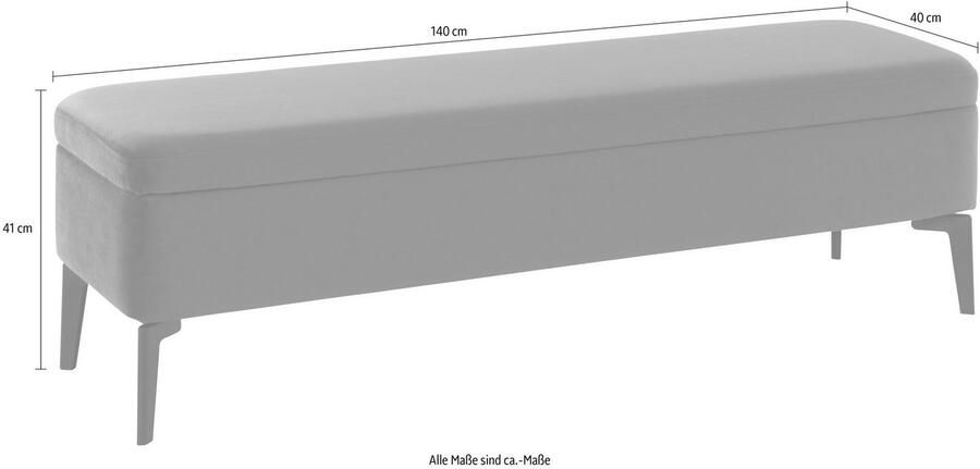 LeGer Home by Lena Gercke Slaapkamerbankje Mayra Met bergruimte vrij plaatsbaar - Foto 4