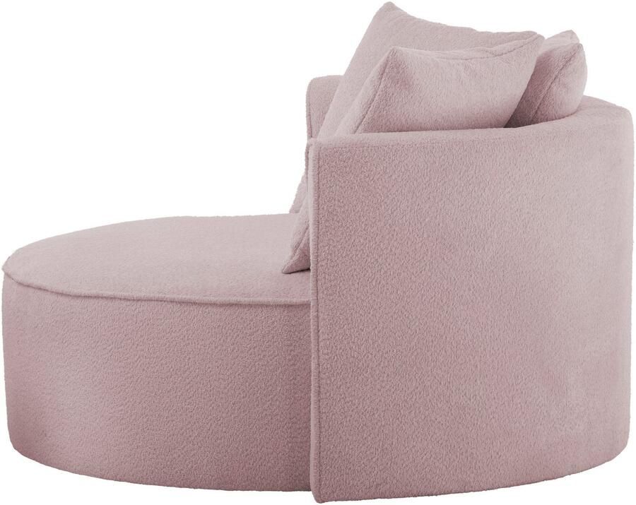 LeGer Home by Lena Gercke XXL-fauteuil Isalie leesstoel loveseat inclusief sierkussens extra groot zitvlak optioneel met hocker corduroy fluweel bouclé
